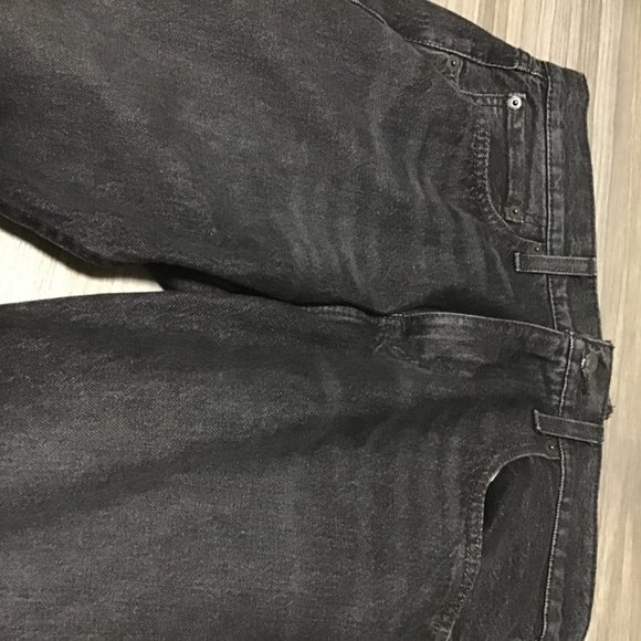502 Levis Jeans Mens 31W 30L Black/faded black - Picture 3 of 5